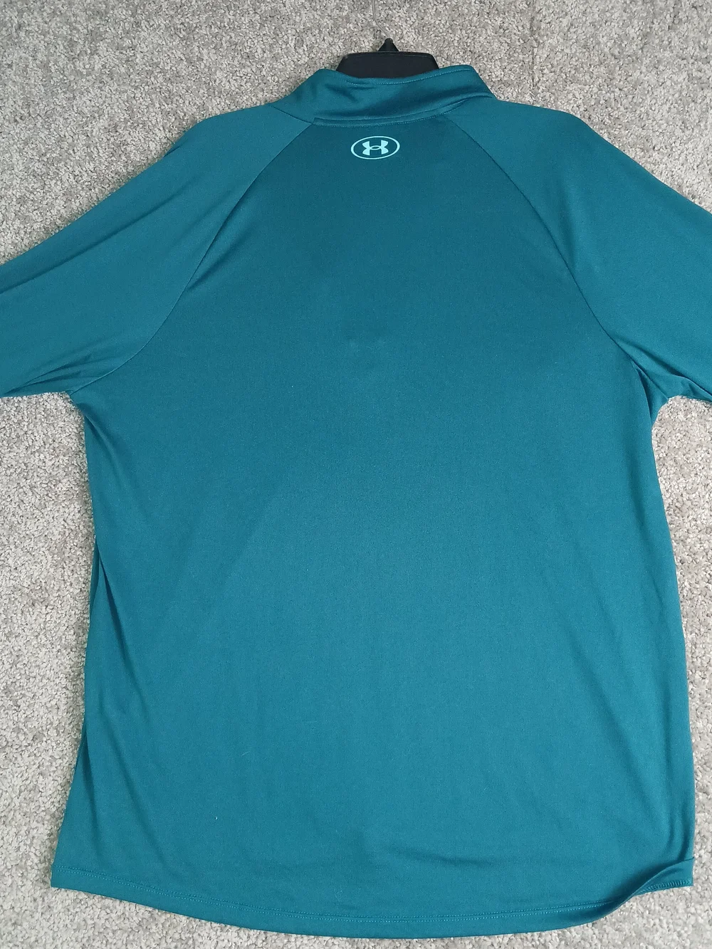 Under Armour Teal Long Sleeve‎ 1/2 Zip Performance Shirt for Men XL